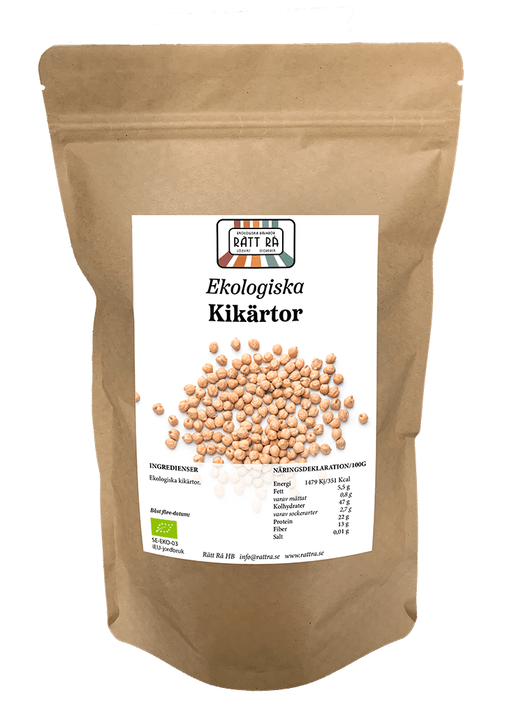 Ekologiska kikärtor 2 kg