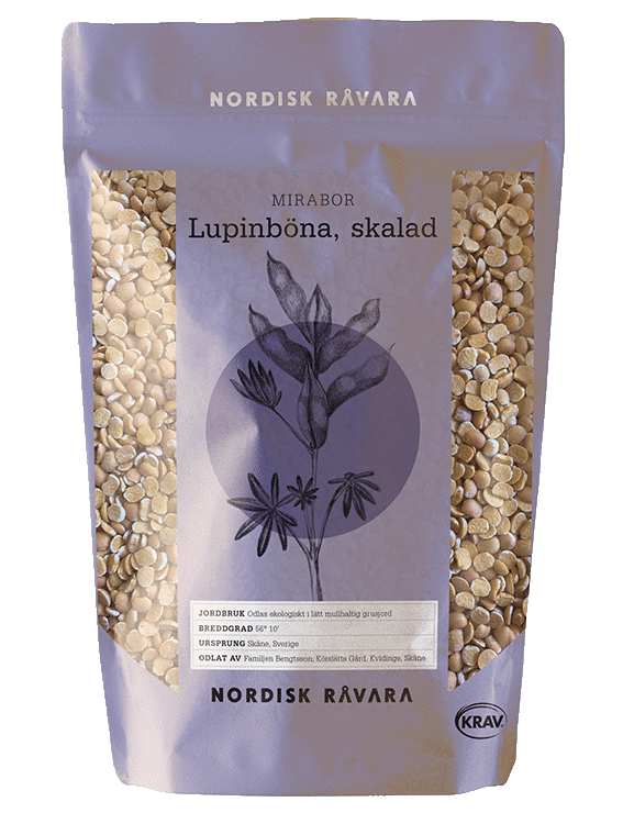 Lupin Mirabor, skalad KRAV 500 g
